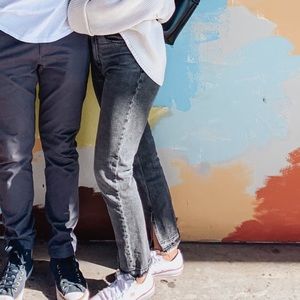 Abercrombie & Fitch Curve Love Straight Jeans